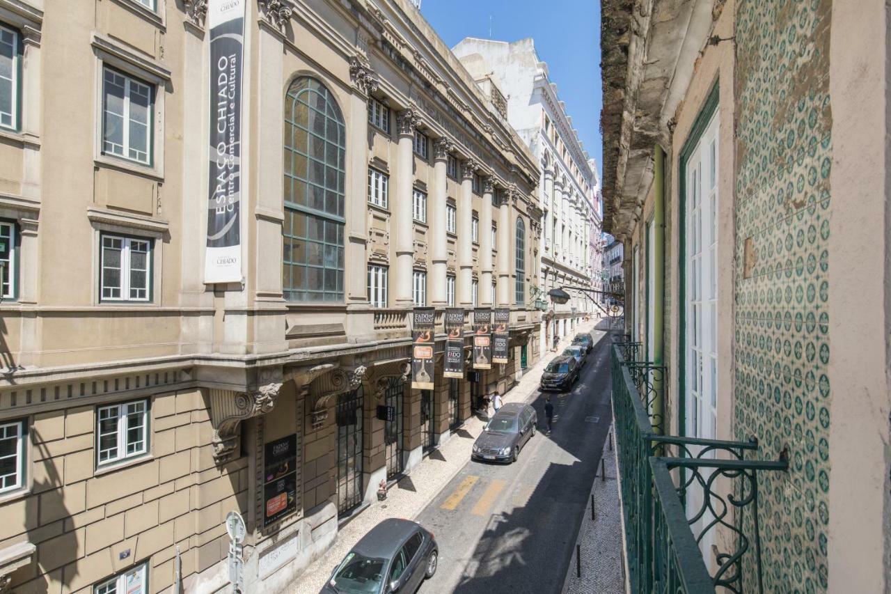 Blue Tiles In City Center Lisbon Luaran gambar